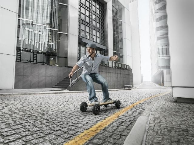 Evolve Skateboards rolls away with award Evolve Skateboards rolls away with award